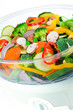 Fresh vegetables in electric food steamer Fresh vegetables in electric food steamer