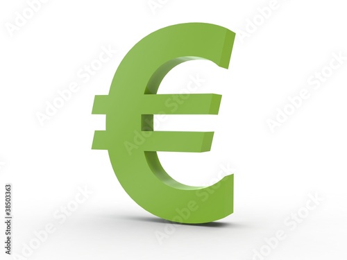 Illustration: 3d Icon Eurozeichen 3d Icon Eurozeichen