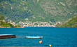 Boat at entrance of Boka-Kotor bay