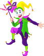 Mardi Gras jester