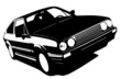 old car silhouette old car silhouette