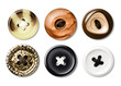 Set of buttons