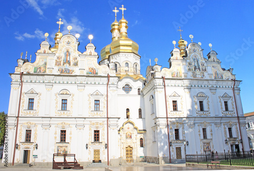 Photo: View of Assumption Cathedral in Kiev Pechersk Lavra, Ukraine View of Assumption Cathedral in Kiev Pechersk Lavra, Ukraine