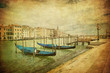 Photo en ligne au meilleur prix Vintage image of Grand Canal, Venice
