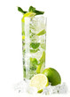 Mojito cocktail isolation on a white Mojito cocktail isolation on a white
