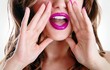 Woman telling a secret