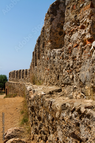 Photo: fortress on the hill in the town Alanya,Turkey fortress on the hill in the town Alanya,Turkey