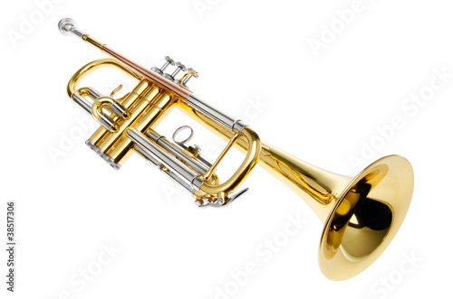 Photo: trompete incl. clipping path trompete incl. clipping path