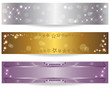 Holiday banners.