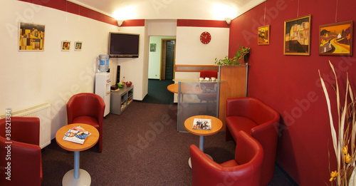 Photo: Waiting room with reception in dental clinic Waiting room with reception in dental clinic