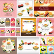 Vector: Japanese food menu card Japanese food menu card