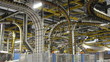 Fliessbänder in Druckerei // production line industry