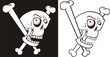 Vector: skull skull
