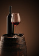 red wine, bottle and glass red wine, bottle and glass