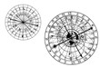 vector astronomical clock vector astronomical clock