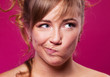 Foto: displeased woman displeased woman
