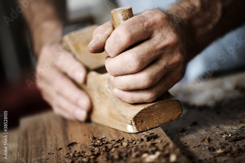 Photo: hands of a craftsman hands of a craftsman