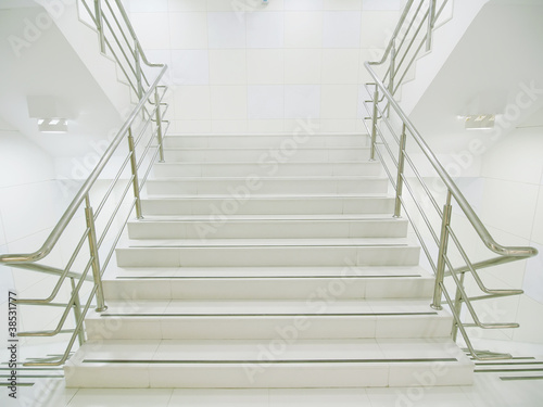 Photo: Staircase in modern building Staircase in modern building