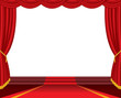 open white stage