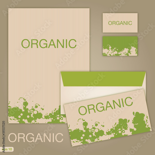 Vector: set of oraganic style set of oraganic style