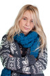 sweet blond girl portrait
