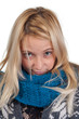 sweet blond girl portrait