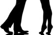 Photo: detail legs feet couple man and woman lovers teenderness detail legs feet couple man and woman lovers teenderness