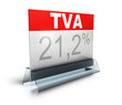 Taux de TVA à 21,2 pourcent