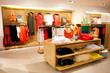 interior of women's clothing store