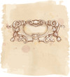 Vintage frame. Vector illustration