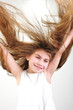 flying hair