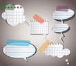 Paper Speech Bubbles