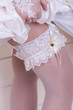Bride shows us what's under her dress
