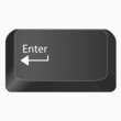 Vector: Enter - Keyboard Button Enter - Keyboard Button