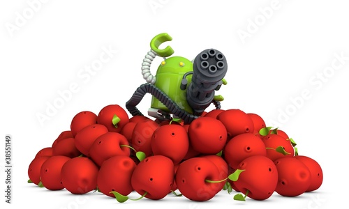 Illustration: Robot_Apple to kill Robot_Apple to kill