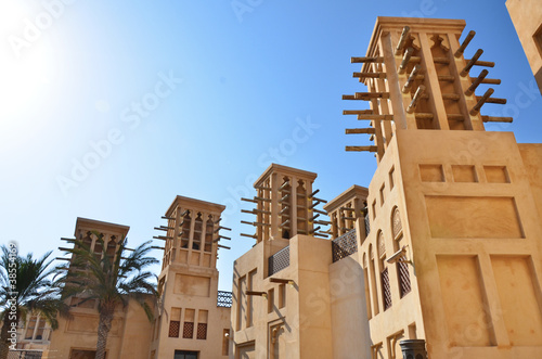Photo: Wind Towers in Dubai, UAE Wind Towers in Dubai, UAE
