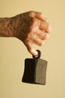 hand of old woman and balance - symbol