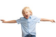 Loud, screaming  young boy