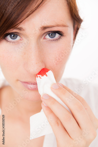 Photo: blood nose blood nose