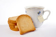 Tee und Zwieback