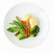 vegetables on a dish