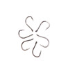 a fish hooks isolated on a white background