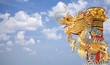 Twin Golden Chinese Dragon