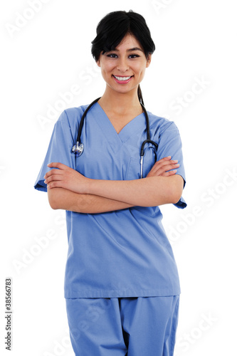 Photo: Female healthcare worker Female healthcare worker