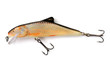 isolated lure on white background, fishing accessory
