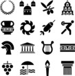 Vector: Greece pictograms Greece pictograms