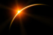 rising sun behind planet rising sun behind planet