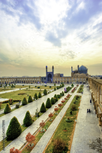 Photo: Naqsh-e Jahan Square in Isfahan, Iran Naqsh-e Jahan Square in Isfahan, Iran