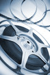 movie spool with film