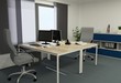 Illustration: Büro - Doppelarbeitsplatz Büro - Doppelarbeitsplatz